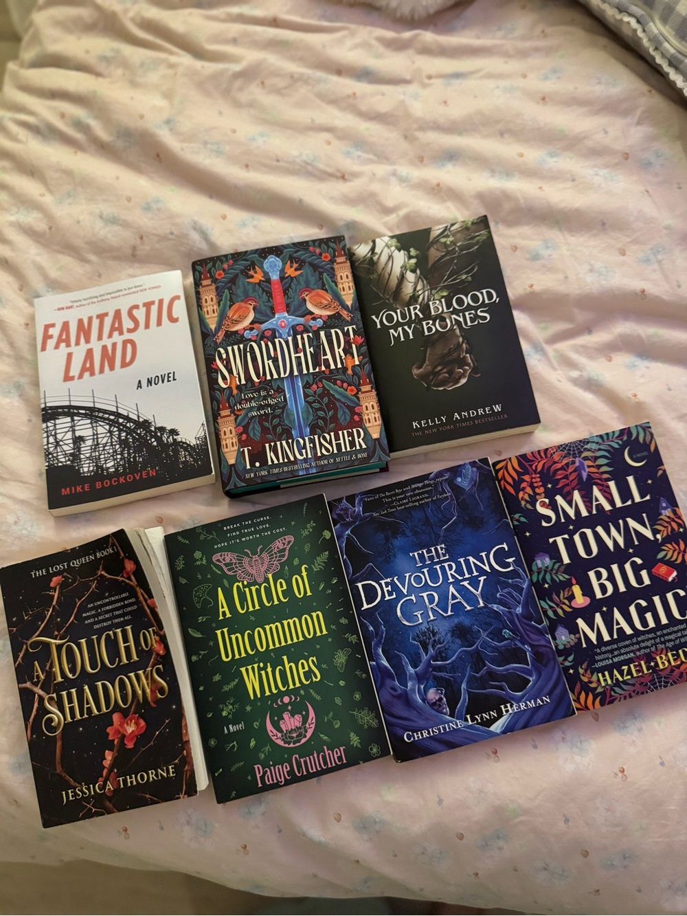 Assorted Fantasy & YA Paperback Book Bundle - Colorful Covers